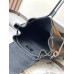 Louis Vuitton Montsouris PM Backpack in Black Lambskin M12587