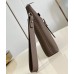 Louis Vuitton Takeoff Pouch in Mocha LV Aerogram Leather M11485