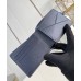 Louis Vuitton Multiple Wallet in Navy Blue LV Aerogram Leather M11531