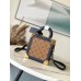 Louis Vuitton Mini Square Trunk Dalmatien in Monogram Reverse Canvas