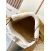 Louis Vuitton CarryAll PM Bag in Mahina Suede Leather M11843