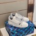 Louis Vuitton Men's LV Trainer Sneakers In White Calfskin