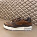 Louis Vuitton Men's LV Trainer Sneakers In Monogram Suede