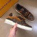 Louis Vuitton Men's LV Trainer Sneakers In Monogram Suede