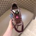 Louis Vuitton Men's LV Trail Sneakers In Aubergine Suede Leather