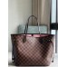 Louis Vuitton Neverfull MM Bag In Damier Ebene Canvas N41603