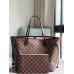Louis Vuitton Neverfull MM Bag In Damier Ebene Canvas N41603