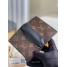 Louis Vuitton Pocket Organizer In Monogram Macassar Canvas M60111