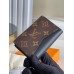 Louis Vuitton Pocket Organizer In Monogram Macassar Canvas M60111