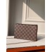 Louis Vuitton Croisette Chain Wallet In Damier Ebene Canvas N60287