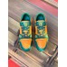 Louis Vuitton Men's LV Trainer Sneakers In Orange Monogram Leather