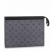Louis Vuitton Pochette Voyage MM In Monogram Eclipse Canvas M69535