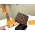Louis Vuitton Slender Wallet In Damier Ebene Canvas N61208