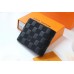 Louis Vuitton Multiple Wallet In Damier Infini Leather N63124