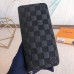 Louis Vuitton Zippy Vertical Wallet In Damier Infini Leather N63548