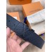 Louis Vuitton LV Initiales 35mm Belt In Taiga Leather M0001Q