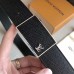 Louis Vuitton Metropole 35MM Belt In Taiga Leather M0002S