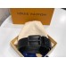 Louis Vuitton Voyager 35mm Belt In Monogram Shadow Leather M0281V