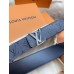 Louis Vuitton LV Initiales Reversible 40MM Belt In Monogram Eclipse Canvas M0285V