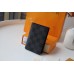 Louis Vuitton Slender Pocket Organizer In Damier Graphite Canvas N60256