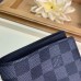 Louis Vuitton Slender Wallet In Damier Graphite Canvas N63261