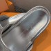Louis Vuitton Jumbo Flatform Mules In Silver Metallic Lambskin