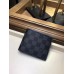 Louis Vuitton Multiple Wallet In Damier Graphite Canvas N64434