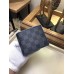Louis Vuitton Multiple Wallet In Damier Graphite Canvas N64434