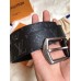 Louis Vuitton Landscape 35mm Belt In Monogram Eclipse Canvs M9083S