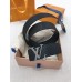 Louis Vuitton LV Initiales 40mm Belt In Damier Suede Leather M6875P
