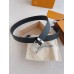 Louis Vuitton Pont Neuf 35mm Belt In Taurillon Leather M6065T