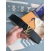 Louis Vuitton Gold Damier LV 40MM Reversible Belt M0333V