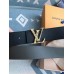 Louis Vuitton Gold Damier LV 40MM Reversible Belt M0333V