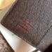 Louis Vuitton Small Ring Agenda Cover In Damier Ebene Canvas R20700