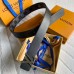 Louis Vuitton LV Initials 40MM Reversible Belt In Damier Graphite Canvas MP314V