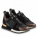 Louis Vuitton Women's Run Away Sneakers In Monogram Suede