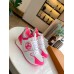 Louis Vuitton Women's Run Away Sneakers In Rose Suede