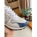 Louis Vuitton Women's Run Away Sneakers In Monogram Denim