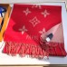 Louis Vuitton Red Reykjavik Scarf M70813