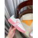 Louis Vuitton White Time Out Sneakers with Pink Outsole