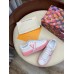 Louis Vuitton White Time Out Sneakers with Pink Outsole