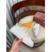Louis Vuitton White Time Out Sneakers with Gold Signature