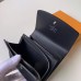 Louis Vuitton Iris Compact Wallet In Mahina Leather M62540