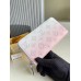 Louis Vuitton Zippy Wallet In Gradient Mahina Leather M80490