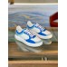 Louis Vuitton Time Out Sneakers In Blue Monogram Lambskin