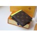 Louis Vuitton Multiple Wallet In Monogram Macassar Canvas M80781
