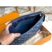 Louis Vuitton Pochette Voyage MM In Monogram Denim M45961