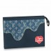 Louis Vuitton Pochette Voyage MM In Monogram Denim M45961