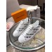 Louis Vuitton Time Out Sneakers In Black Printed Leather