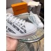 Louis Vuitton Time Out Sneakers In Black Printed Leather
